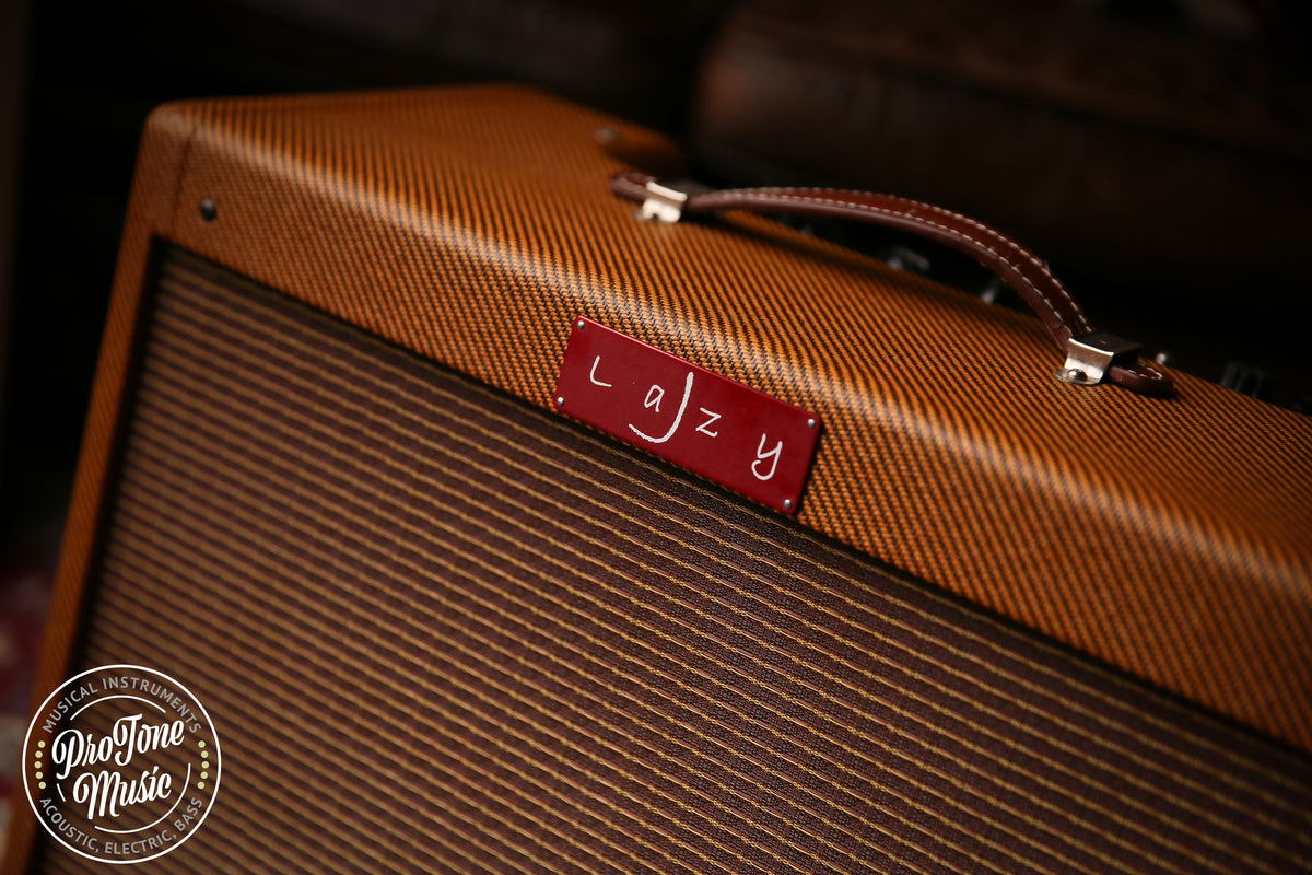 Lazy J 20 Watt Valve Amplifier Lacquered Tweed Finish - ProTone Music