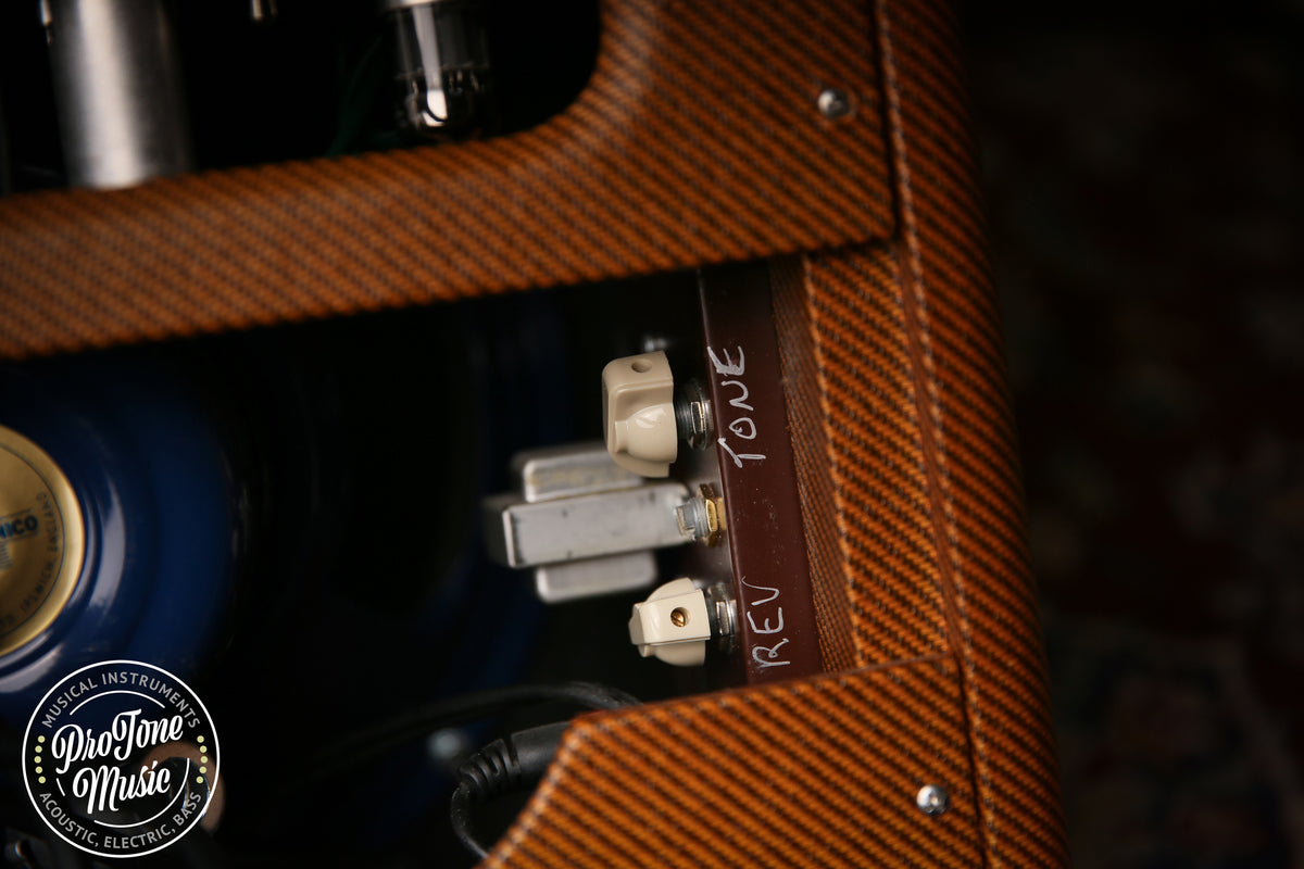 Lazy J 20 Watt Valve Amplifier Lacquered Tweed Finish - ProTone Music