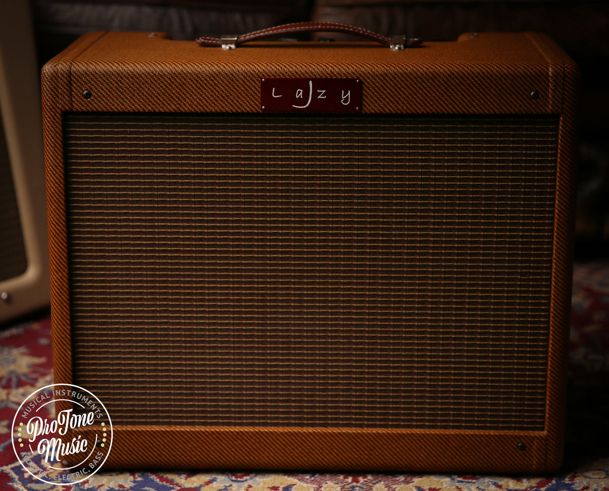 Lazy J 20 Watt Valve Amplifier Lacquered Tweed Finish - ProTone Music