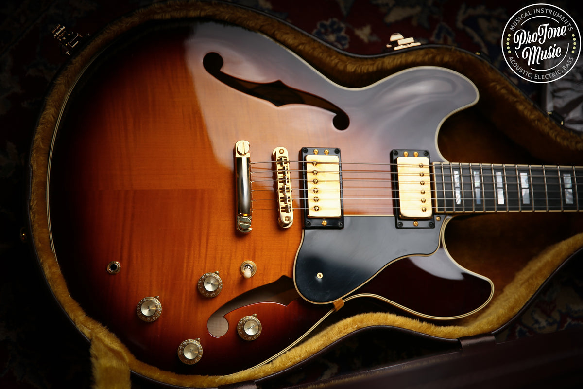 Yamaha SA2200 Semi Hollow Japanese Brown Sunburst