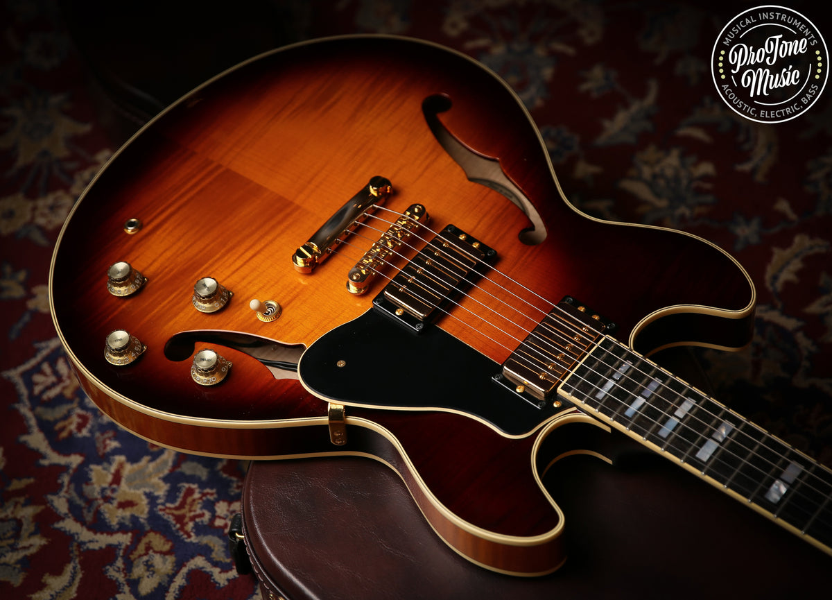 Yamaha SA2200 Semi Hollow Japanese Brown Sunburst