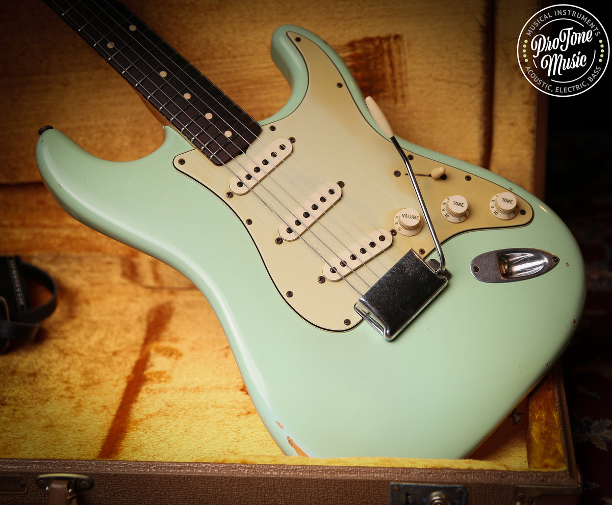 Fender USA Custom Shop 1960 Reissue Relic Stratocaster Surf Green