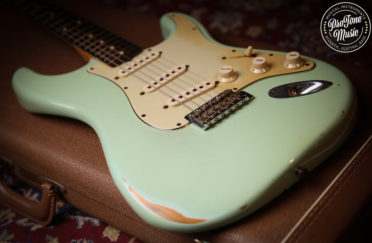 Fender USA Custom Shop 1960 Reissue Relic Stratocaster Surf Green