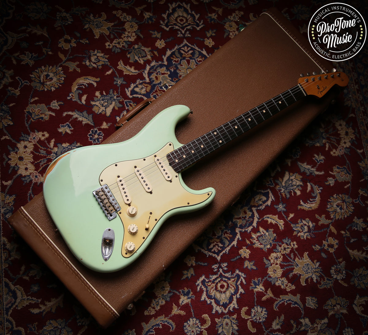 Fender USA Custom Shop 1960 Reissue Relic Stratocaster Surf Green