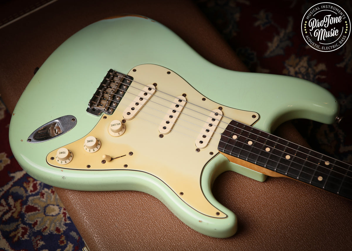 Fender USA Custom Shop 1960 Reissue Relic Stratocaster Surf Green