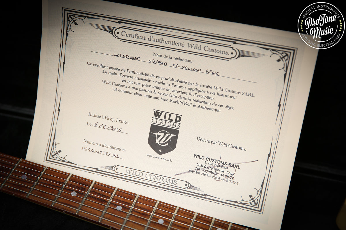 Wild Custom Wildone TV Yellow Relic