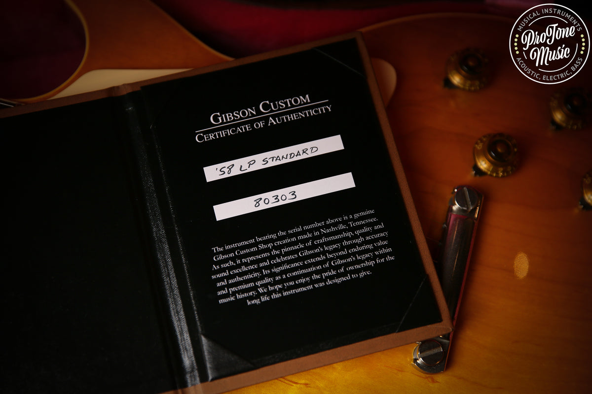 Gibson USA Custom Shop Les Paul R8 1958 Reissue