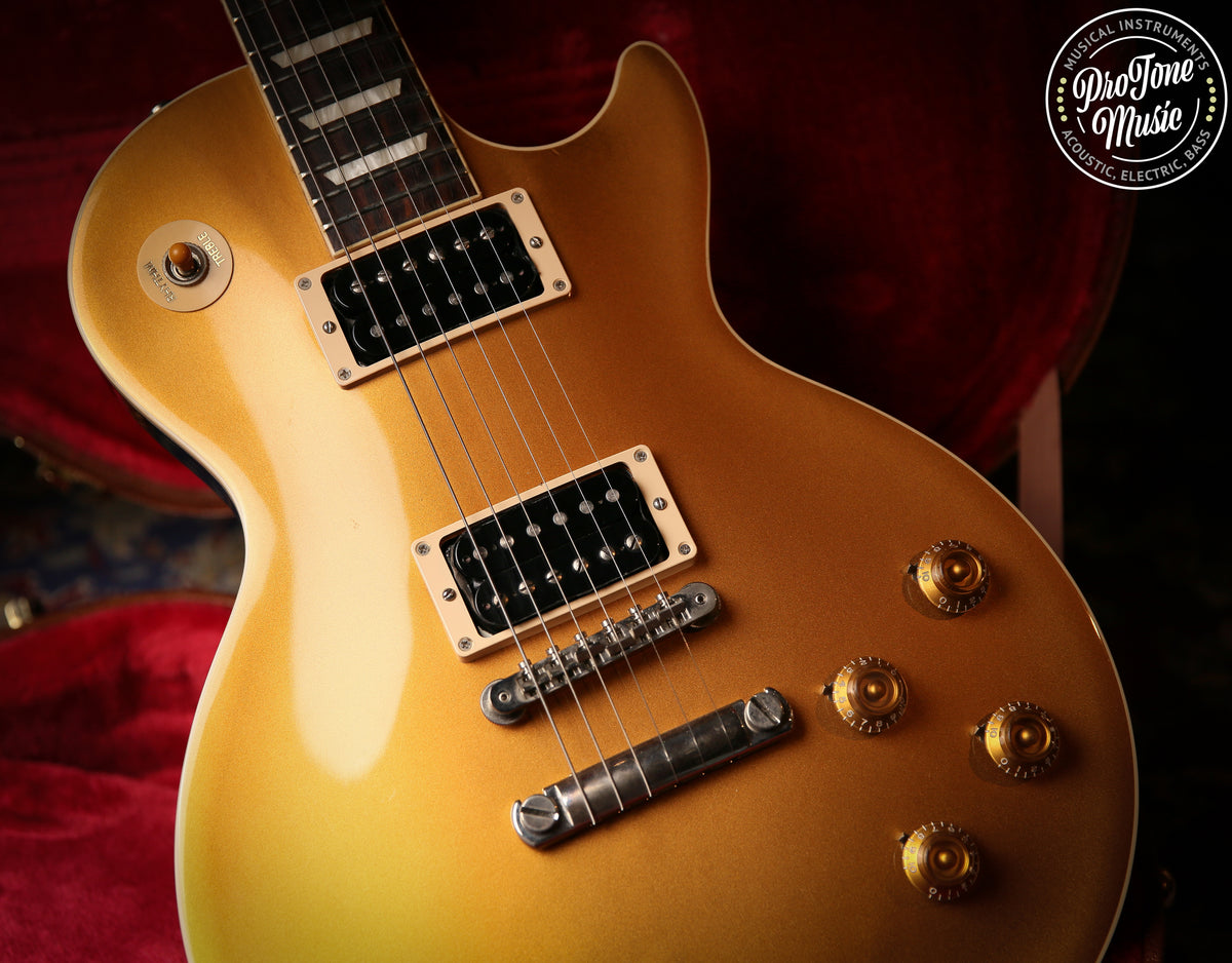 2023 Gibson USA Les Paul Slash Signature Model Victoria Gold Top