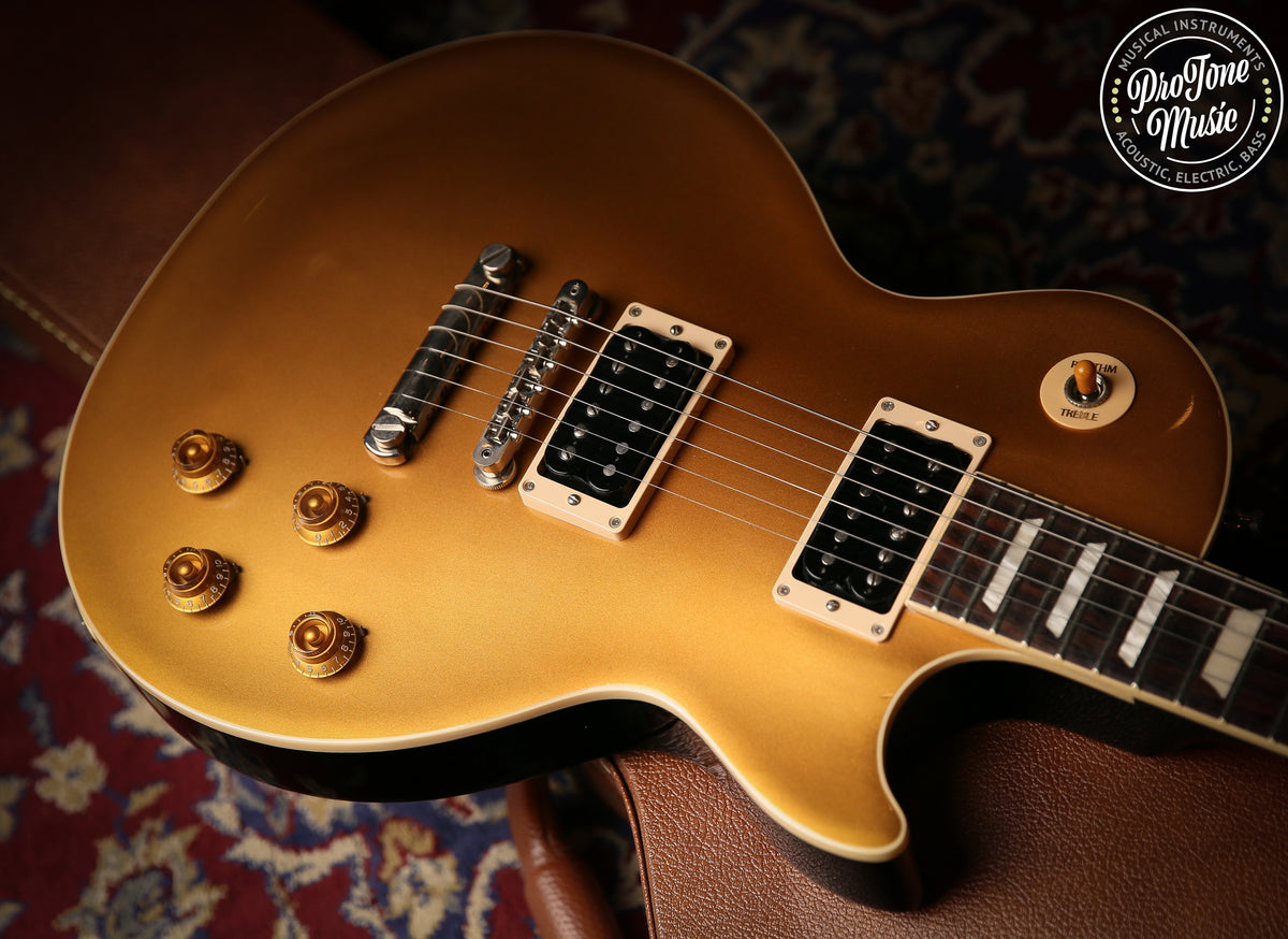 2023 Gibson USA Les Paul Slash Signature Model Victoria Gold Top