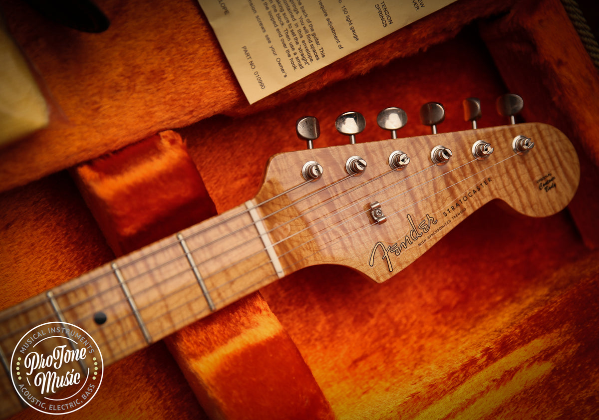 2015 Fender USA Custom Shop Masterbuilt Dale Wilson 50s Stratocaster NOS Honey Blonde - ProTone Music