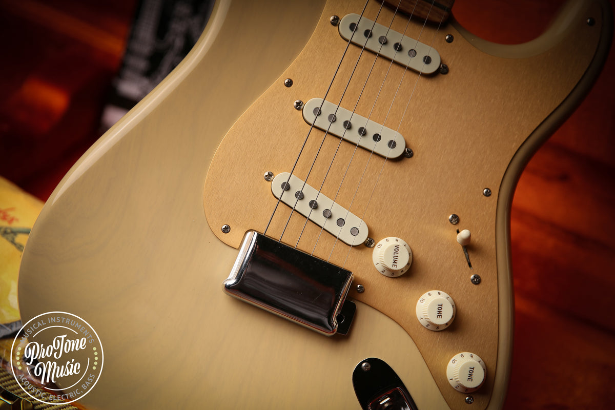 2015 Fender USA Custom Shop Masterbuilt Dale Wilson 50s Stratocaster NOS Honey Blonde - ProTone Music