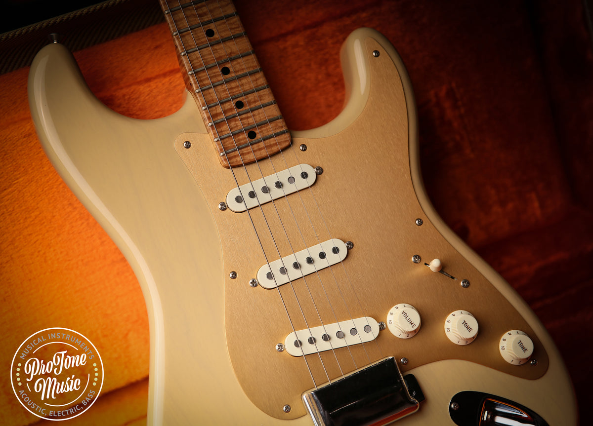 2015 Fender USA Custom Shop Masterbuilt Dale Wilson 50s Stratocaster NOS Honey Blonde - ProTone Music