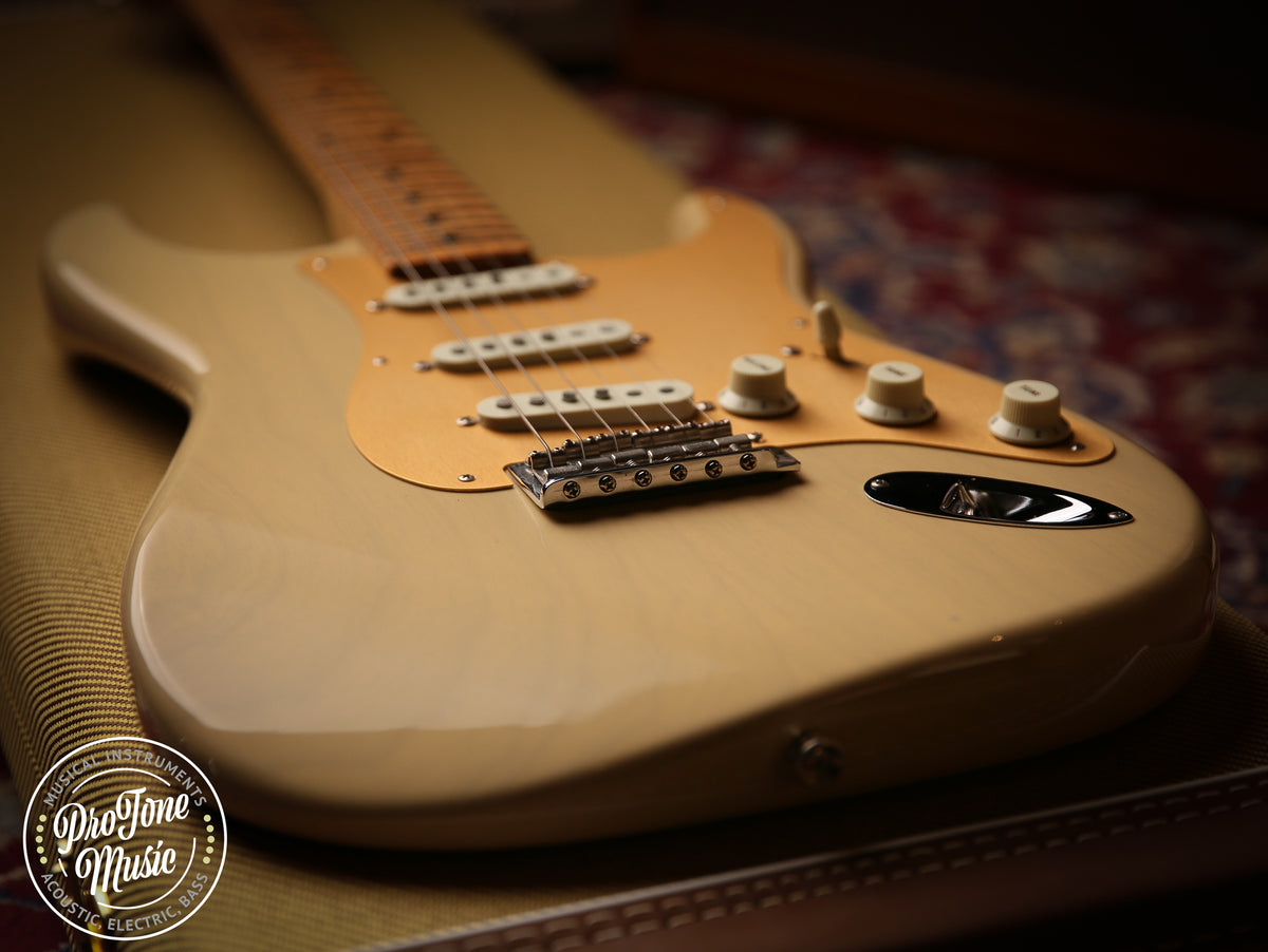2015 Fender USA Custom Shop Masterbuilt Dale Wilson 50s Stratocaster NOS Honey Blonde - ProTone Music