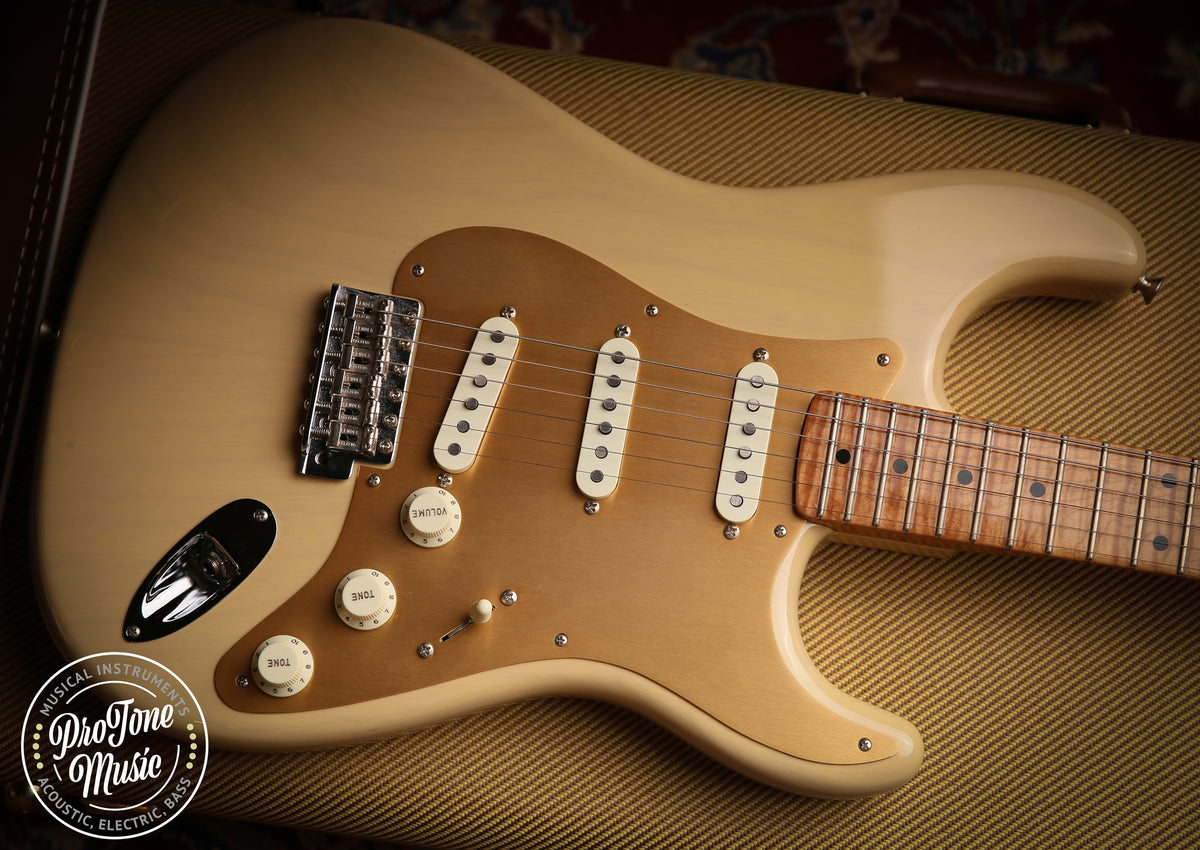 2015 Fender USA Custom Shop Masterbuilt Dale Wilson 50s Stratocaster NOS Honey Blonde - ProTone Music