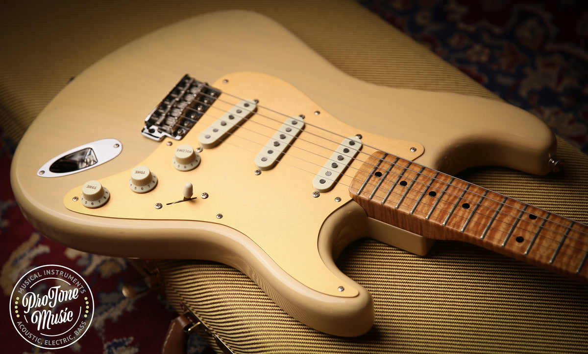 2015 Fender USA Custom Shop Masterbuilt Dale Wilson 50s Stratocaster NOS Honey Blonde - ProTone Music