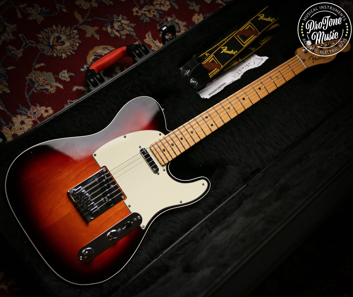 2014 Fender American Deluxe Telecaster 3 Tone Sunburst