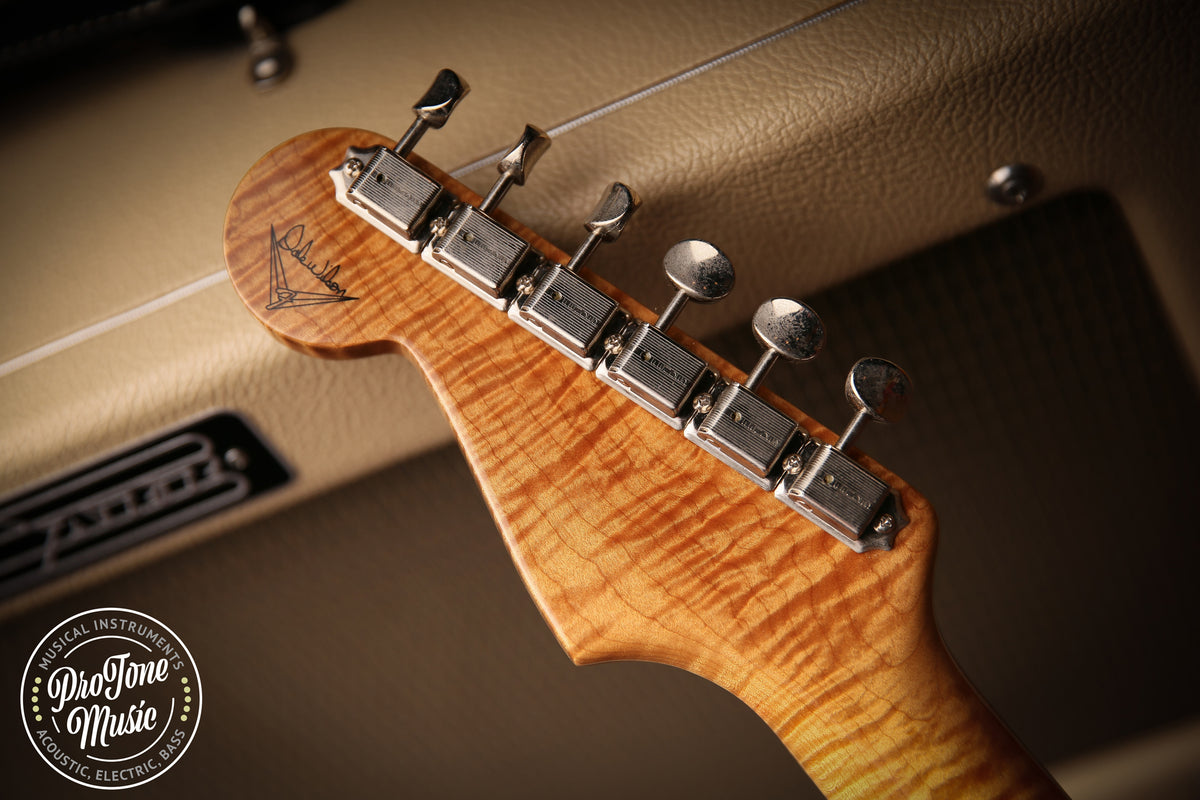 2015 Fender USA Custom Shop Masterbuilt Dale Wilson 50s Stratocaster NOS Honey Blonde - ProTone Music