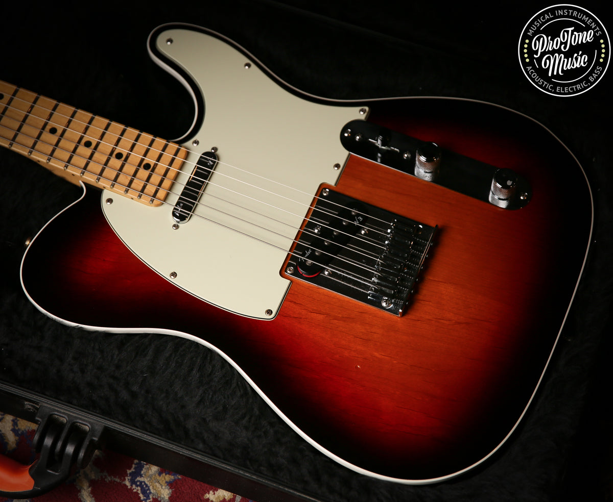 2014 Fender American Deluxe Telecaster 3 Tone Sunburst