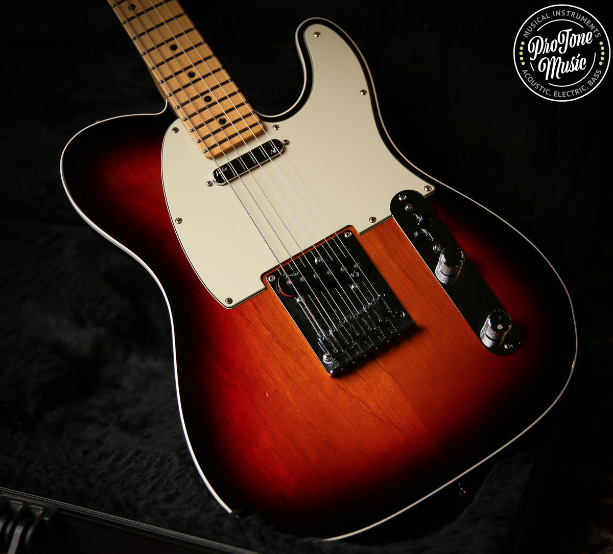 2014 Fender American Deluxe Telecaster 3 Tone Sunburst