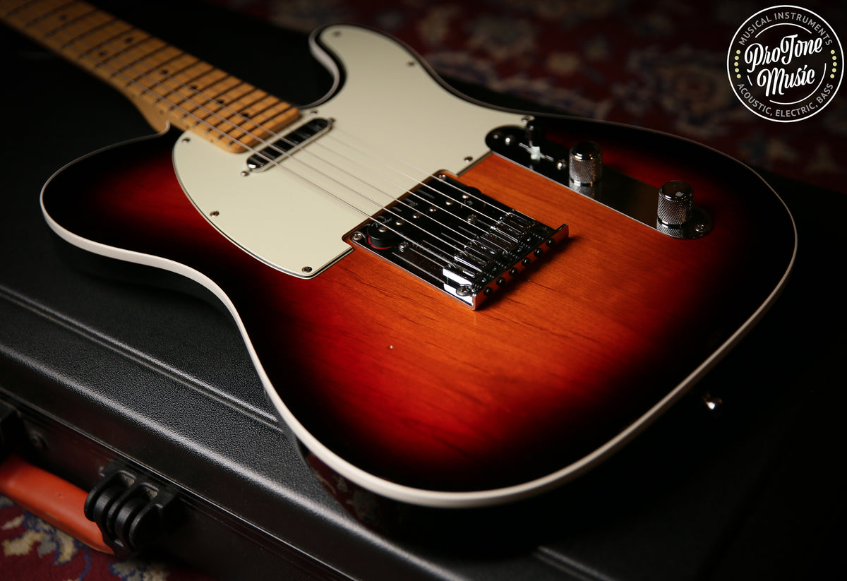 2014 Fender American Deluxe Telecaster 3 Tone Sunburst