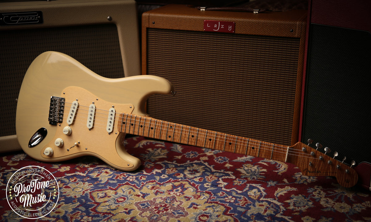 2015 Fender USA Custom Shop Masterbuilt Dale Wilson 50s Stratocaster NOS Honey Blonde - ProTone Music
