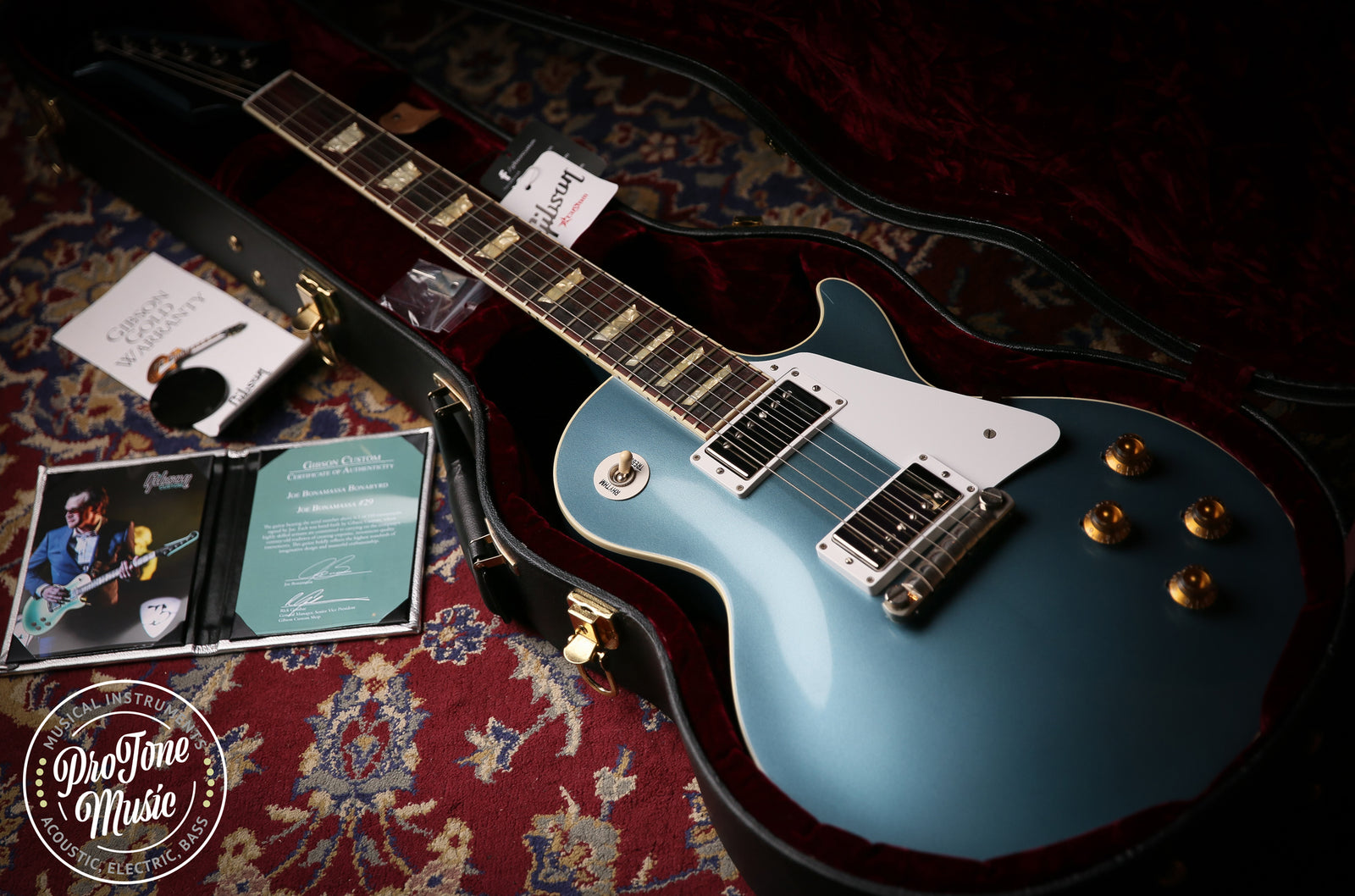 2015 Gibson Les Paul Custom Shop Joe Bonamassa Bonabyrd No 29/100 Signed - ProTone Music