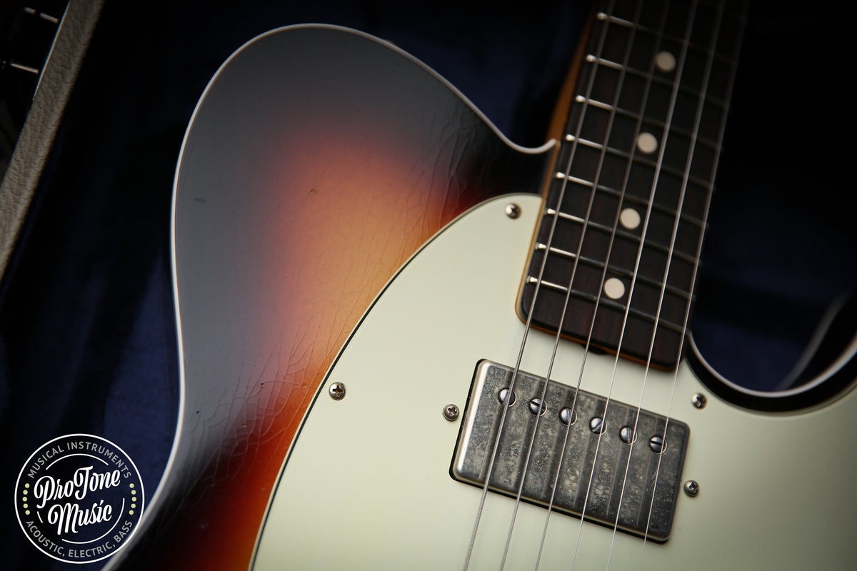 2023 Fender USA Custom Shop 62&#39; Tele Custom Journeyman Relic 3 Tone Sunburst - ProTone Music