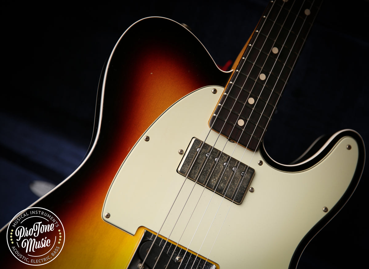 2023 Fender USA Custom Shop 62&#39; Tele Custom Journeyman Relic 3 Tone Sunburst - ProTone Music