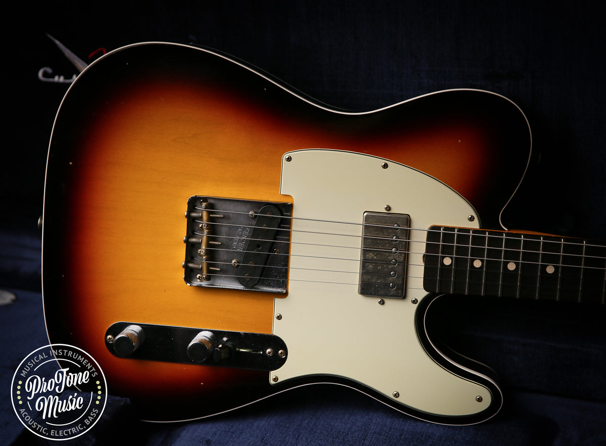 2023 Fender USA Custom Shop 62&#39; Tele Custom Journeyman Relic 3 Tone Sunburst - ProTone Music