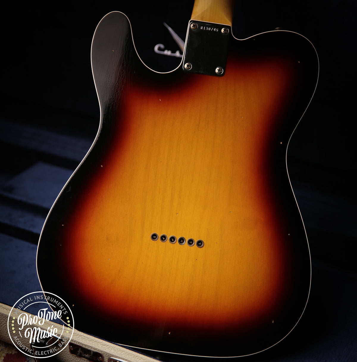 2023 Fender USA Custom Shop 62&#39; Tele Custom Journeyman Relic 3 Tone Sunburst - ProTone Music