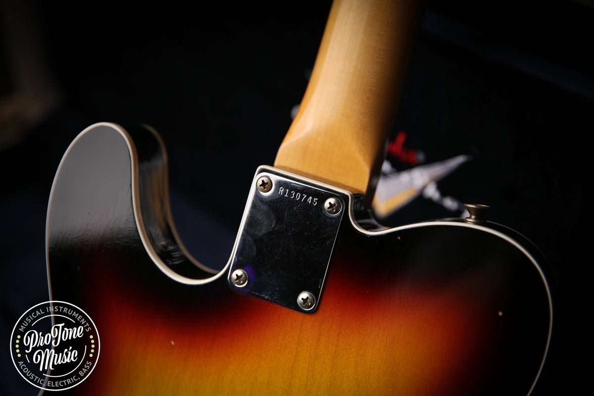2023 Fender USA Custom Shop 62&#39; Tele Custom Journeyman Relic 3 Tone Sunburst - ProTone Music