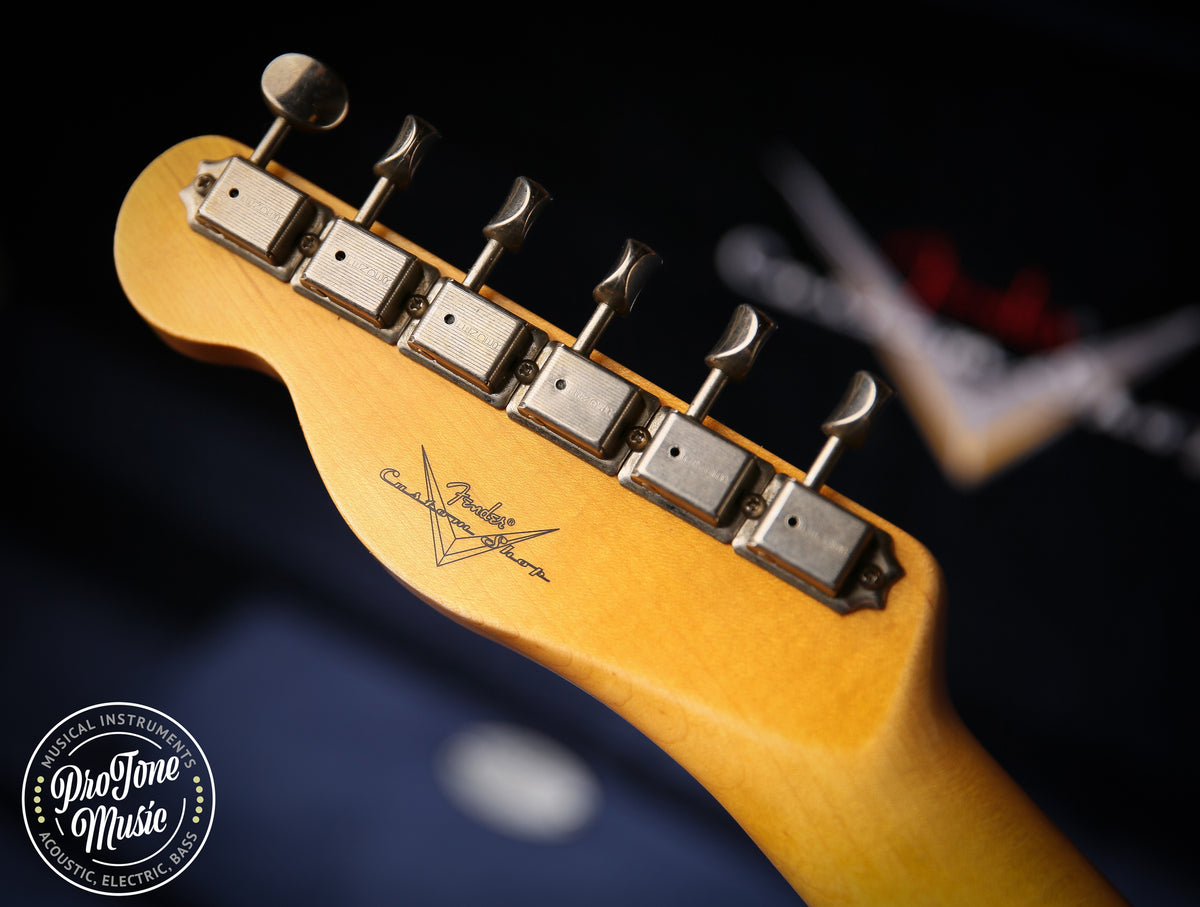2023 Fender USA Custom Shop 62&#39; Tele Custom Journeyman Relic 3 Tone Sunburst - ProTone Music