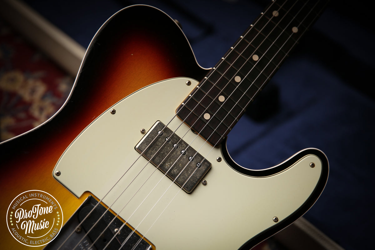 2023 Fender USA Custom Shop 62&#39; Tele Custom Journeyman Relic 3 Tone Sunburst - ProTone Music