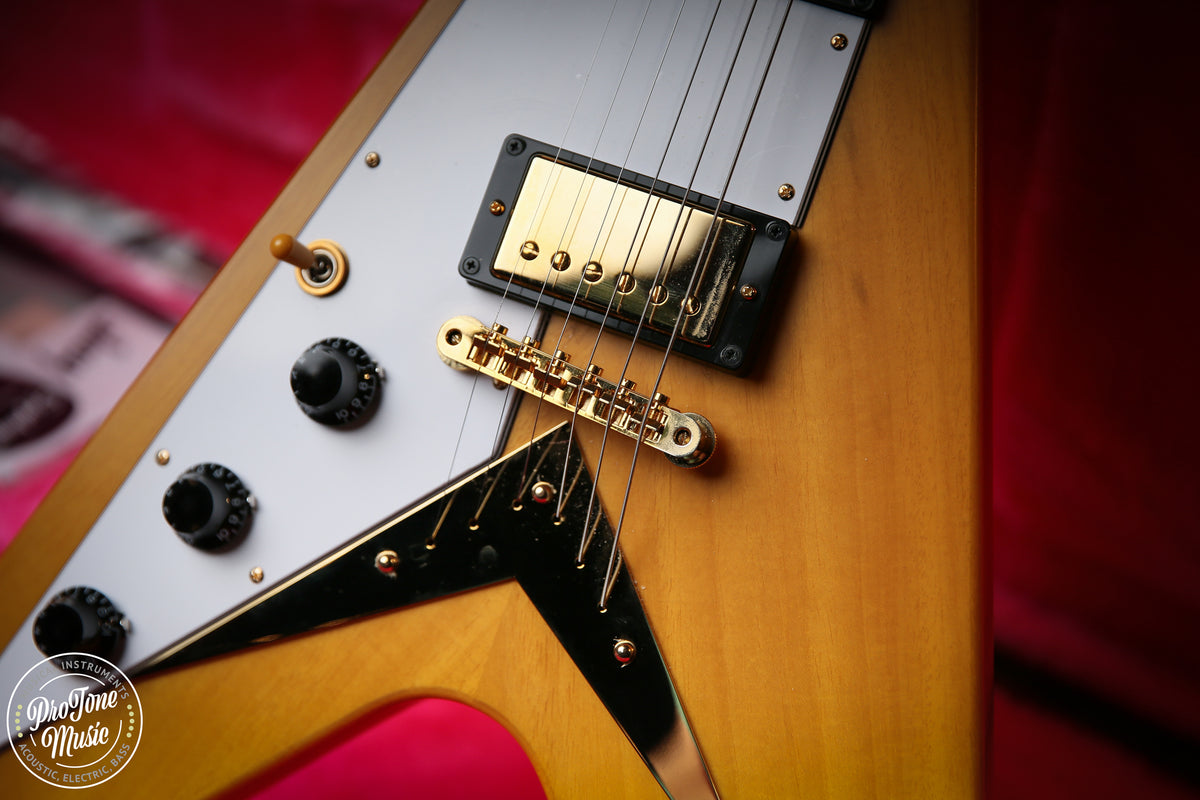 Epiphone 1958 Korina Flying V Left Handed - Inspired by Gibson Collection