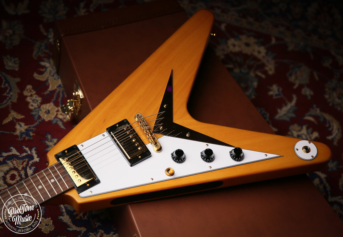 Epiphone 1958 Korina Flying V Left Handed - Inspired by Gibson Collection