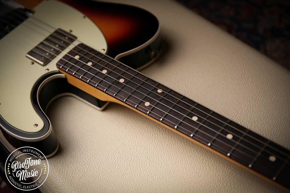 2023 Fender USA Custom Shop 62&#39; Tele Custom Journeyman Relic 3 Tone Sunburst - ProTone Music