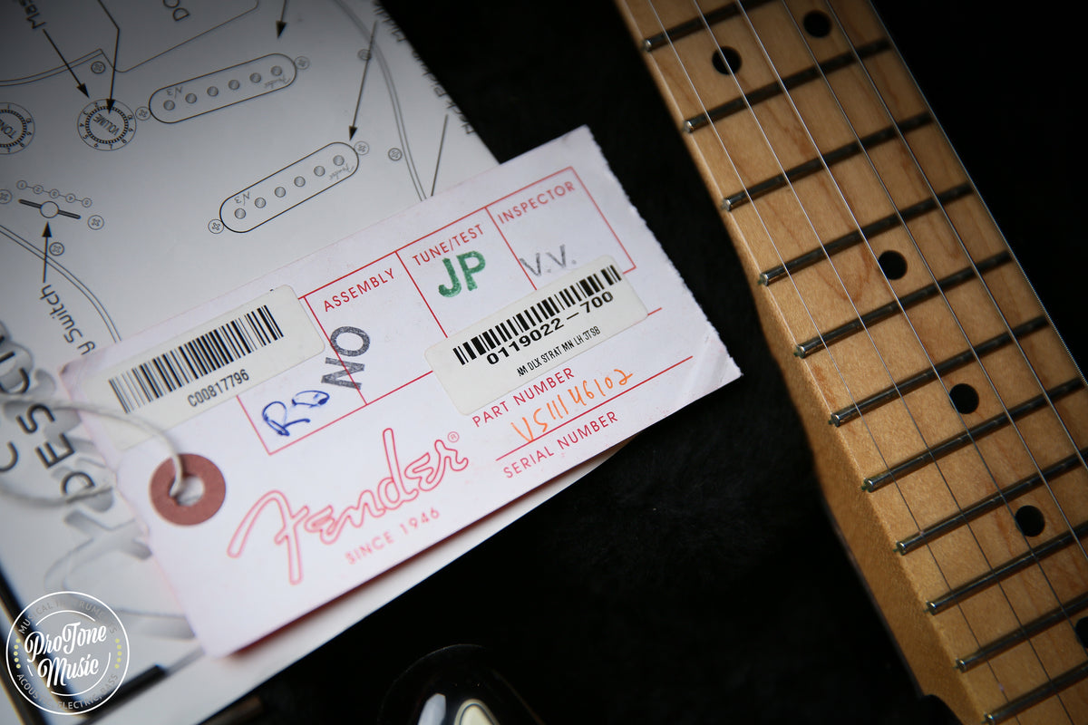 2011 Fender American Deluxe Stratocaster Left Handed 3 Colour Sunburst