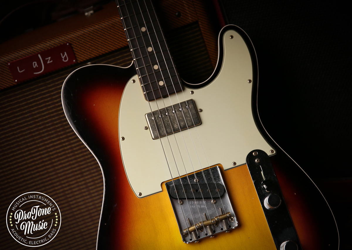 2023 Fender USA Custom Shop 62&#39; Tele Custom Journeyman Relic 3 Tone Sunburst - ProTone Music