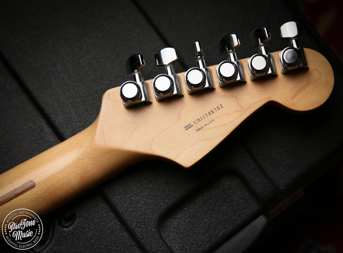 2011 Fender American Deluxe Stratocaster Left Handed 3 Colour Sunburst