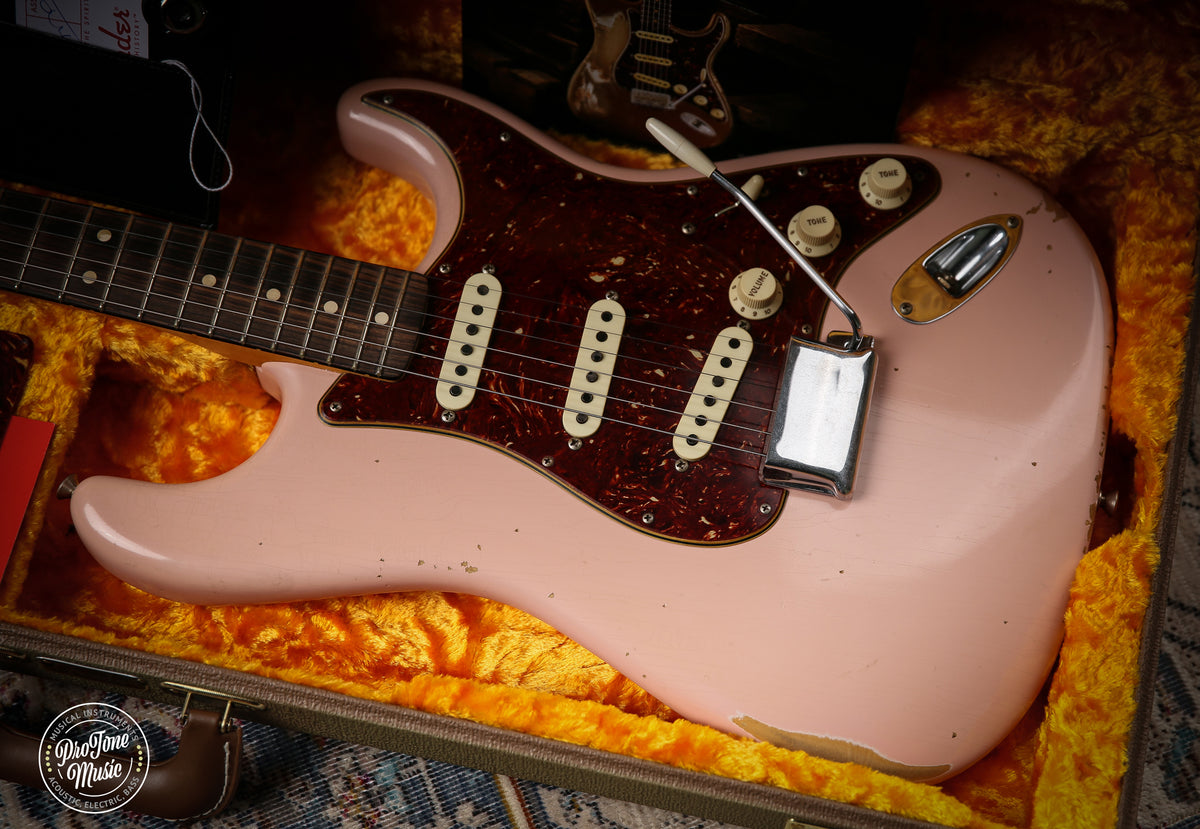Fender USA Custom Shop 63' Relic Stratocaster Shell Pink