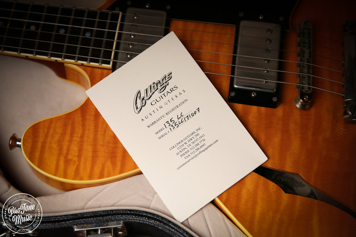 Collings I-35 LC Semi hollow Aged Vintage Blonde