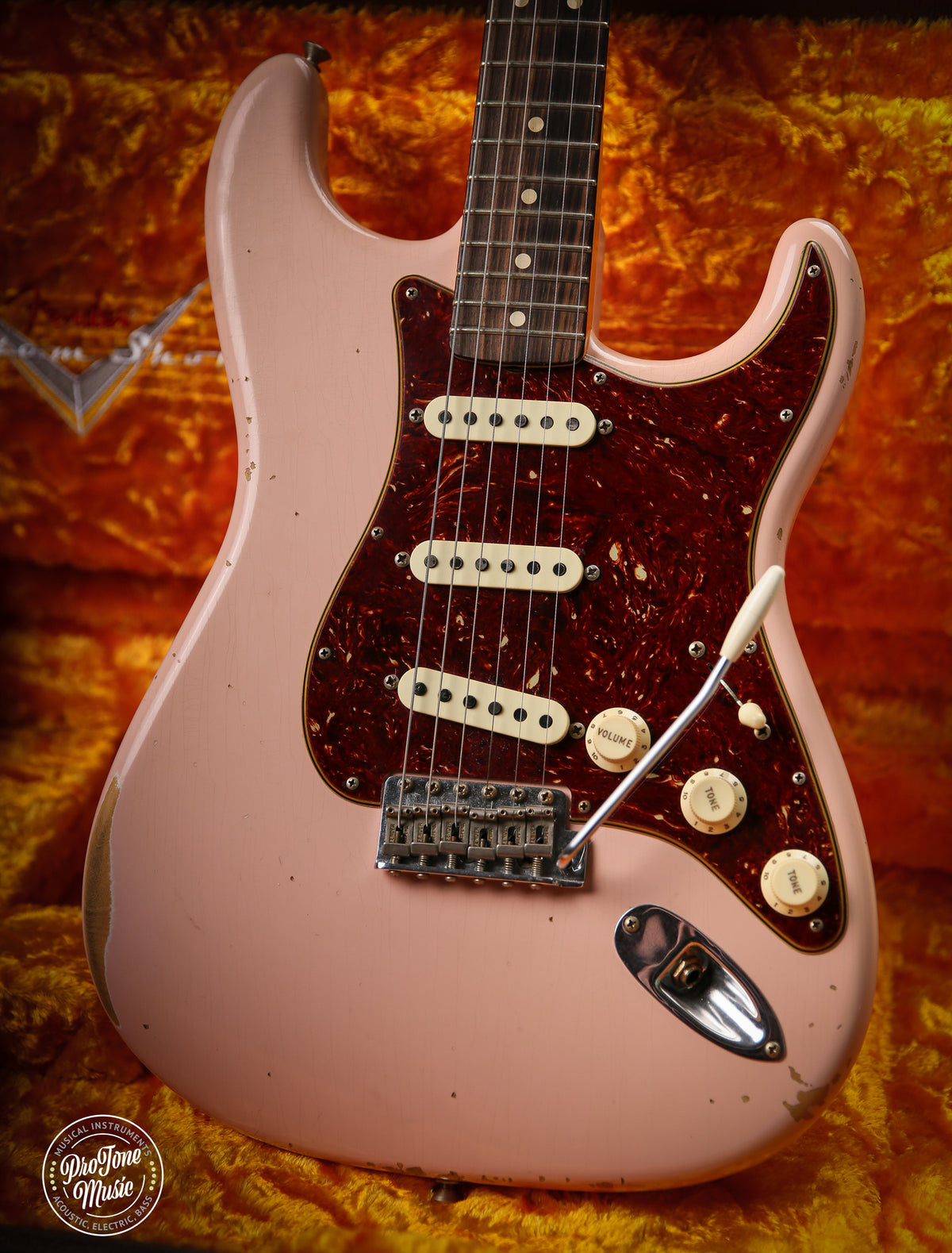 Fender USA Custom Shop 63' Relic Stratocaster Shell Pink