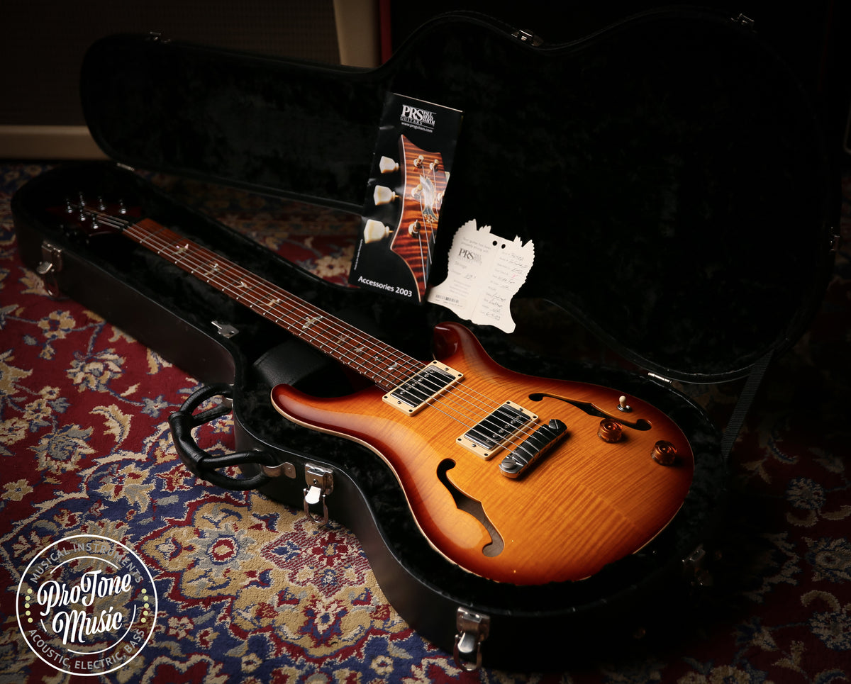 2003 PRS Paul Reed Smith McCarty Hollowbody II Sunburst &amp; Hard Case - ProTone Music