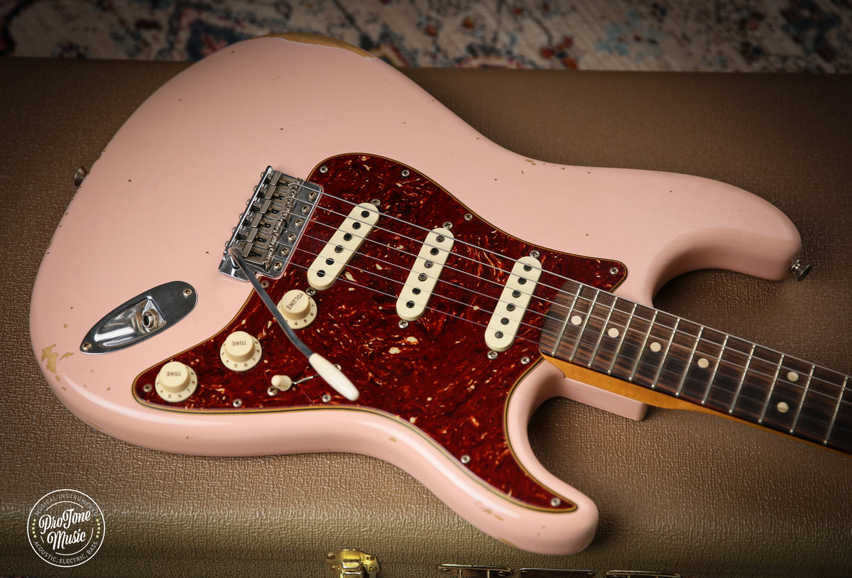 Fender USA Custom Shop 63' Relic Stratocaster Shell Pink