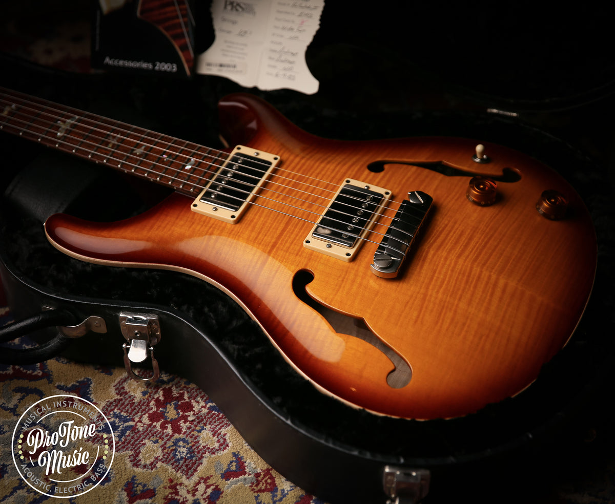 2003 PRS Paul Reed Smith McCarty Hollowbody II Sunburst &amp; Hard Case - ProTone Music