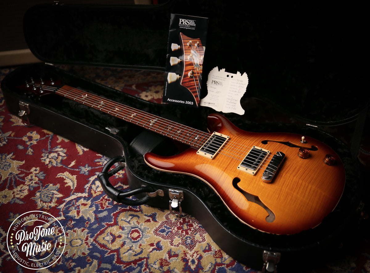 2003 PRS Paul Reed Smith McCarty Hollowbody II Sunburst &amp; Hard Case - ProTone Music