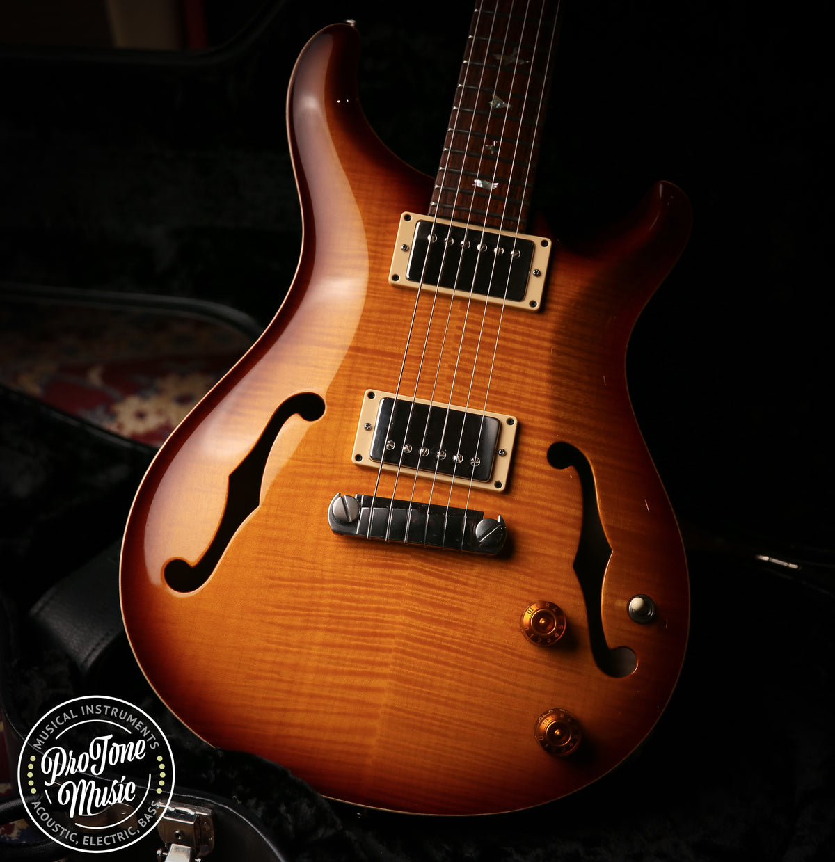 2003 PRS Paul Reed Smith McCarty Hollowbody II Sunburst &amp; Hard Case - ProTone Music