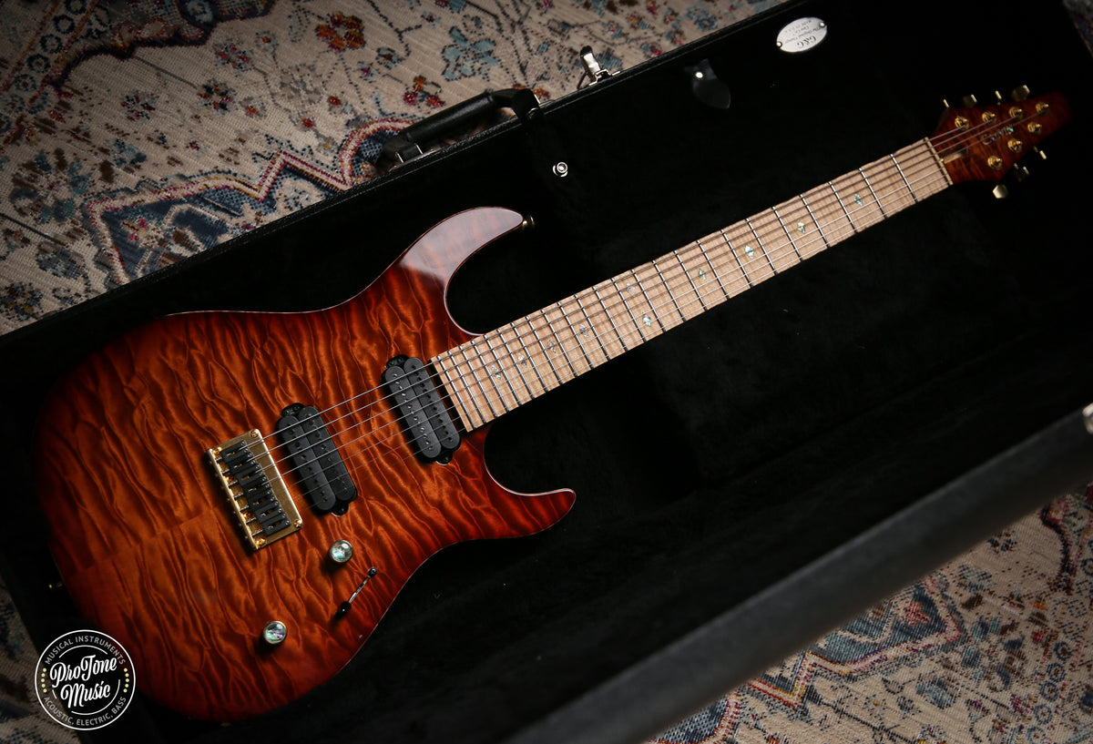Carvin USA DC700 7 String Quilt Top