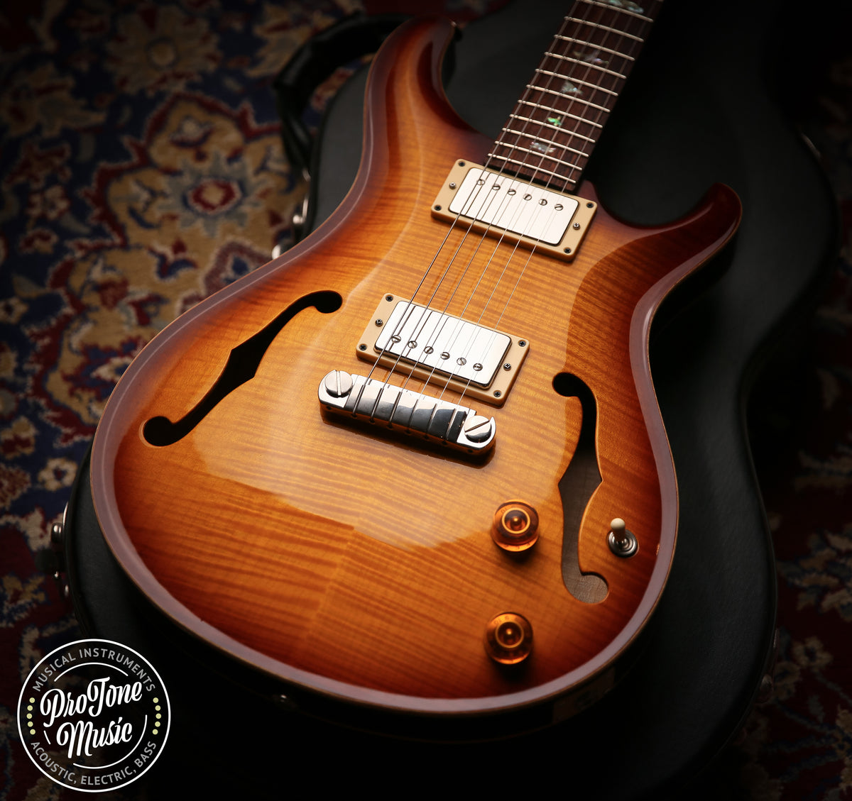 2003 PRS Paul Reed Smith McCarty Hollowbody II Sunburst &amp; Hard Case - ProTone Music