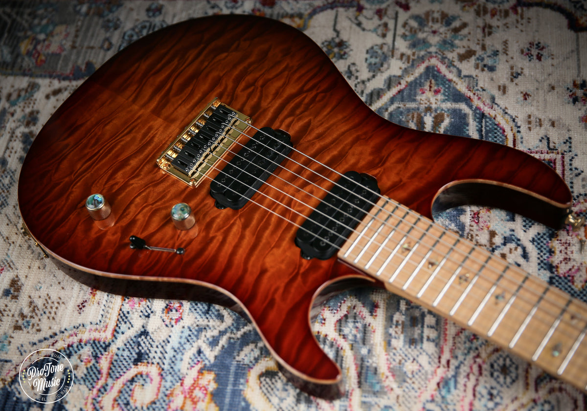 Carvin USA DC700 7 String Quilt Top